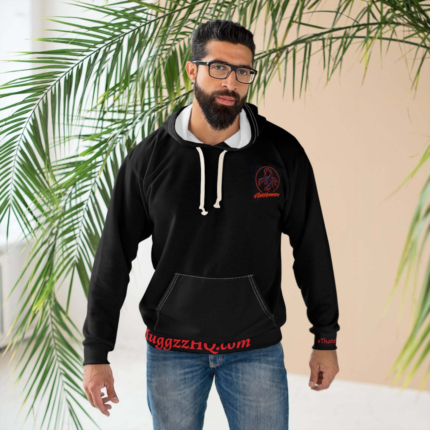 Scorpion Pullover Hoodie, Unisex Hoodie, Graphic Hoodie, Unique Gift for His or Hers,