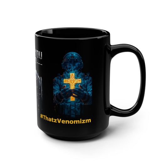 Thank You 15oz Black Mug