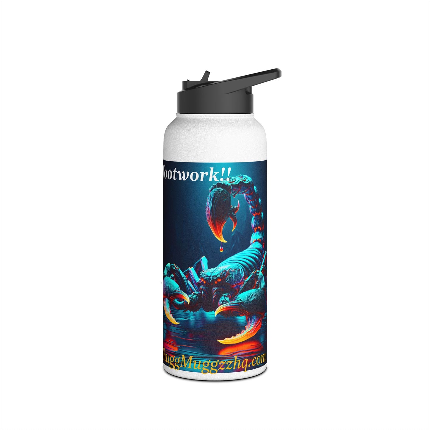 Vibrant Scorpion Water Bottle | Stylish Travel Flask, Eco-Friendly Drinkware, Perfect Gift for Adventurers, Gym-Goers, and Nature Lovers