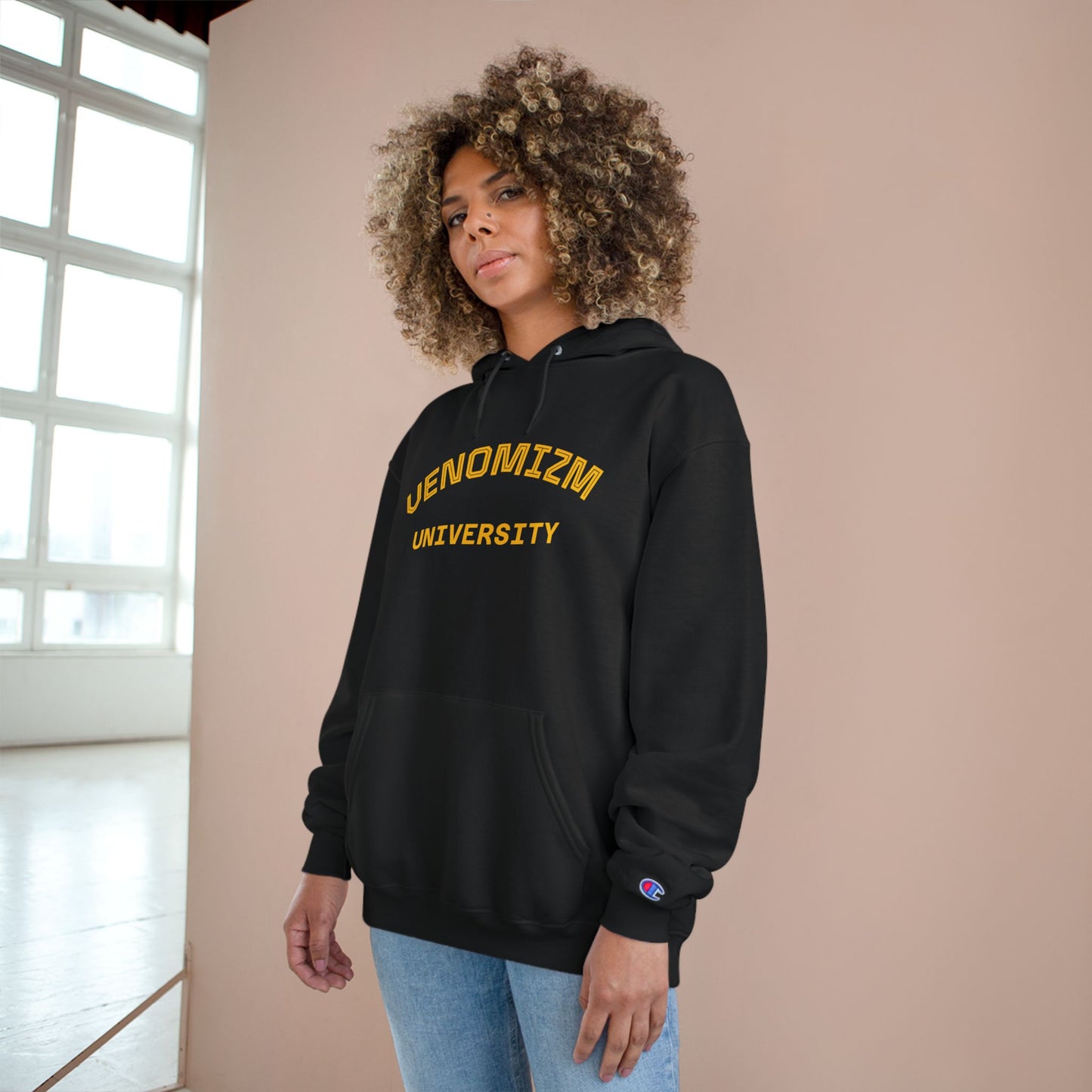 Venomizm University  Hoodie - Venomizm University Graphic Sweatshirt, Cozy Streetwear, Gift for Students, College Apparel, Urban Culture