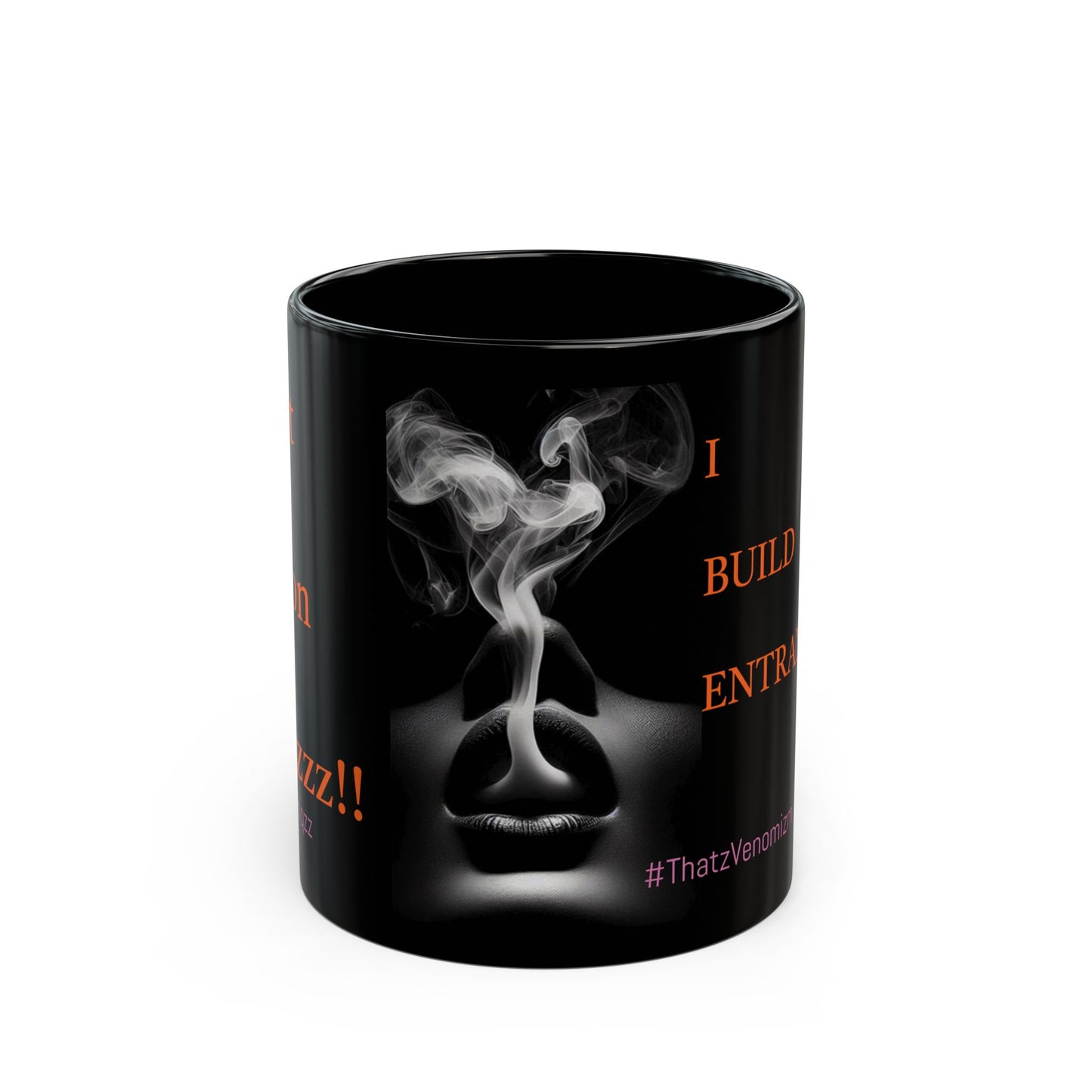 Queenz Lyriqzz Black Mug — Queenz Lyriqzz «#ThatzVenomizm» (11oz & 15oz)