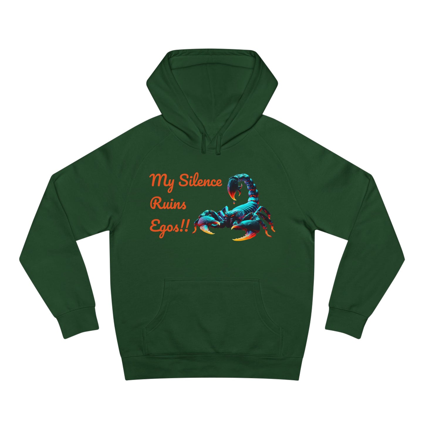 Neon Scorpion Hoodie - 'My Silence Fuels Speed' #ThatzVenomizm
