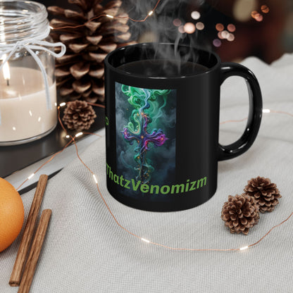 Thatz it!! Black Coffee Mug — Inspirational Smoke Cross Design (11oz & 15oz)