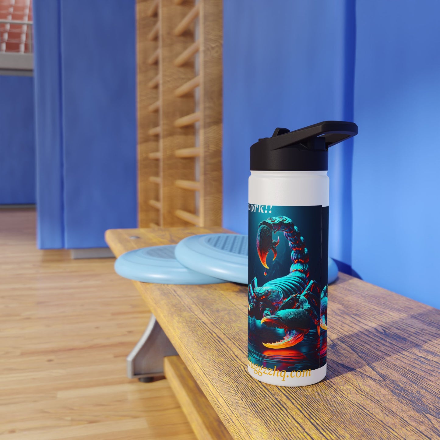 Vibrant Scorpion Water Bottle | Stylish Travel Flask, Eco-Friendly Drinkware, Perfect Gift for Adventurers, Gym-Goers, and Nature Lovers