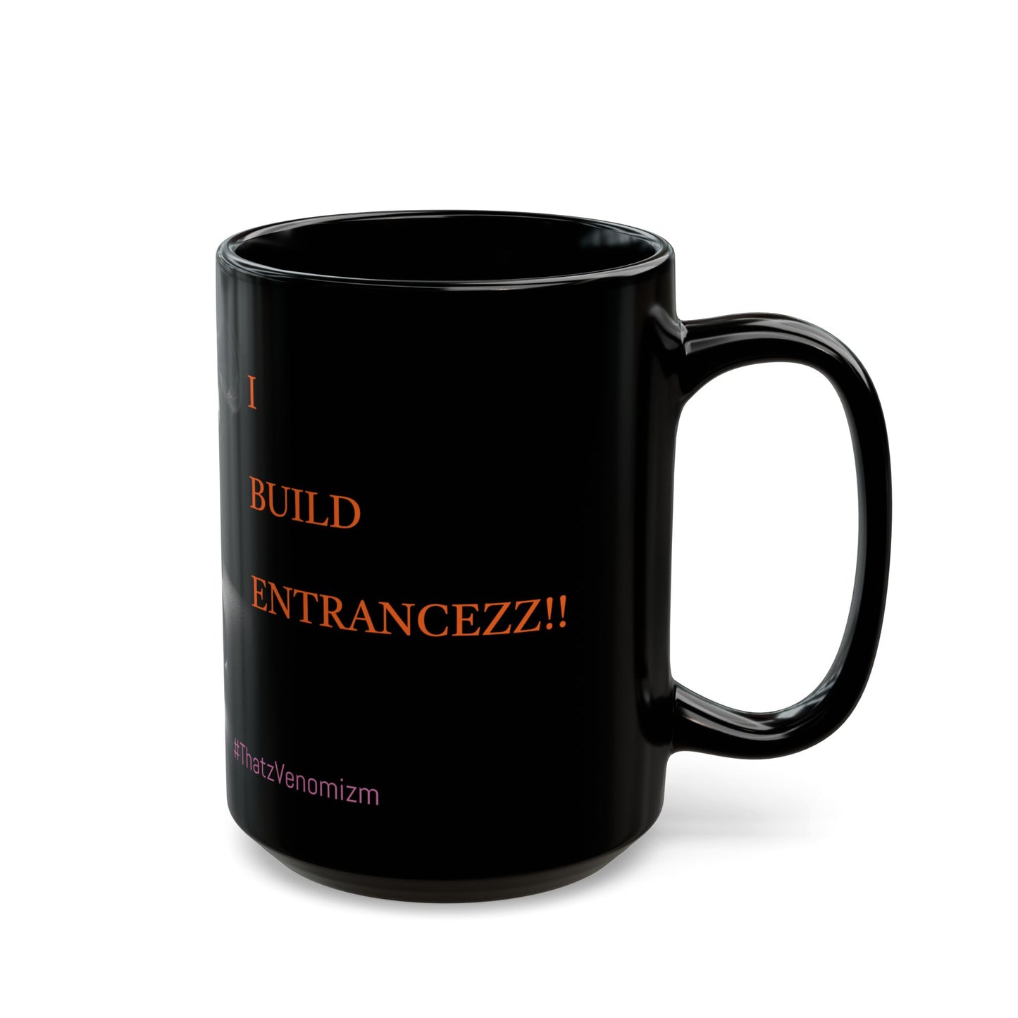 Queenz Lyriqzz Black Mug — Queenz Lyriqzz «#ThatzVenomizm» (11oz & 15oz)