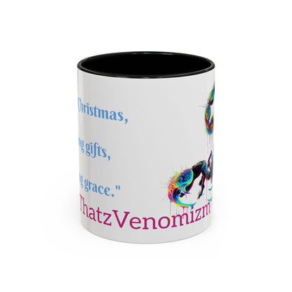 Venomizm Scorpion Accent  Mug — Vibrant Scorpio Art & Quote (11oz/15oz)