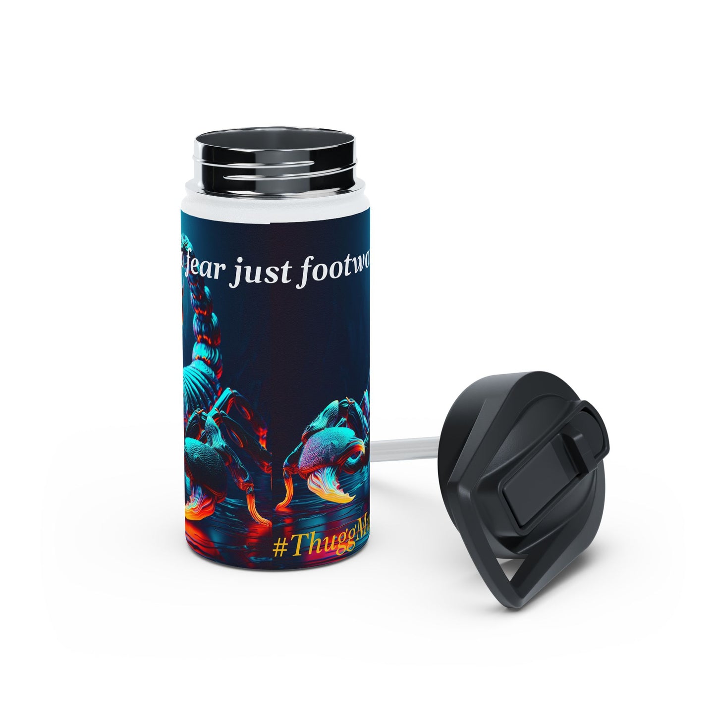 Vibrant Scorpion Water Bottle | Stylish Travel Flask, Eco-Friendly Drinkware, Perfect Gift for Adventurers, Gym-Goers, and Nature Lovers