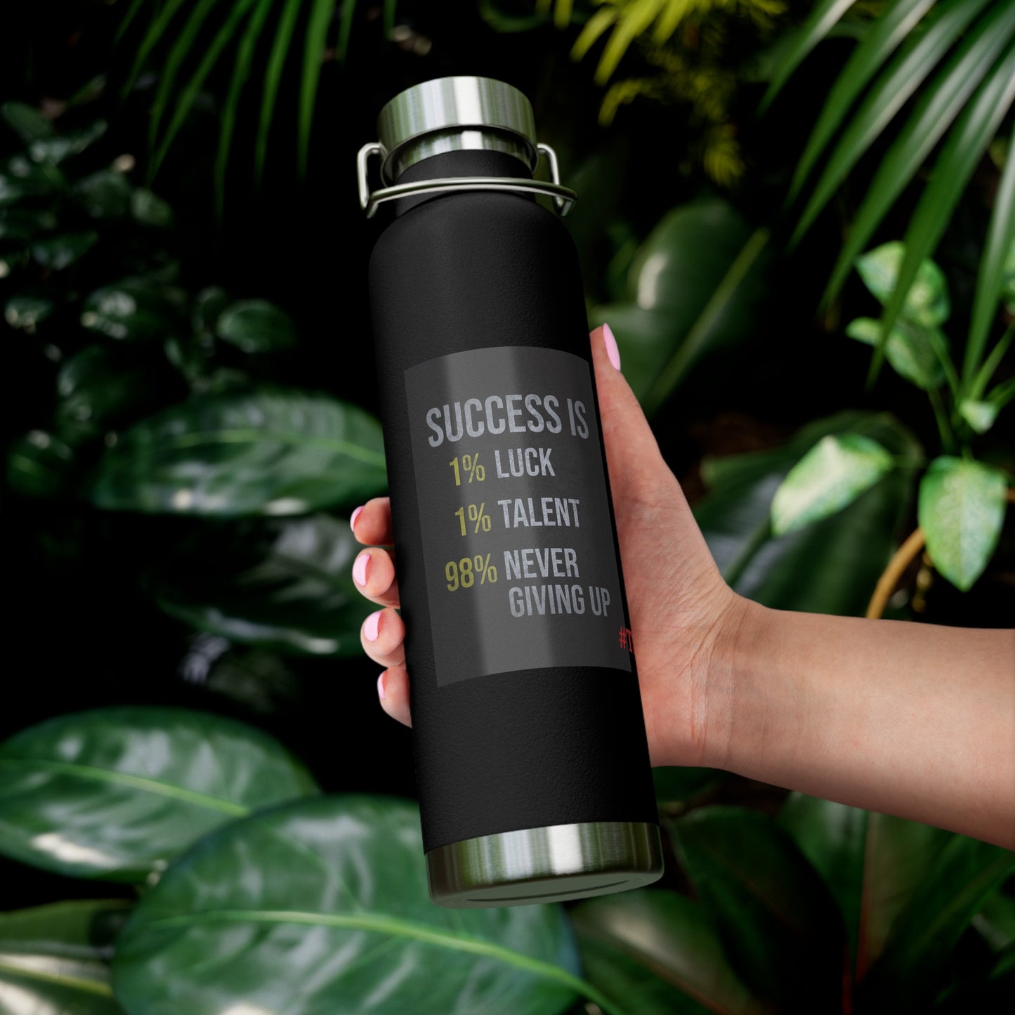 Success Inspiration  Bottle, Motivational Gift, Sports Hydration, Travel Companion, Ideal for Fitness Enthusiasts