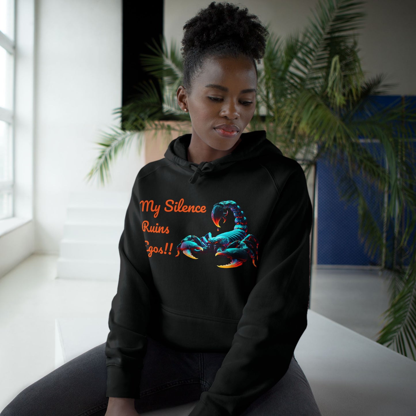 Neon Scorpion Hoodie - 'My Silence Fuels Speed' #ThatzVenomizm