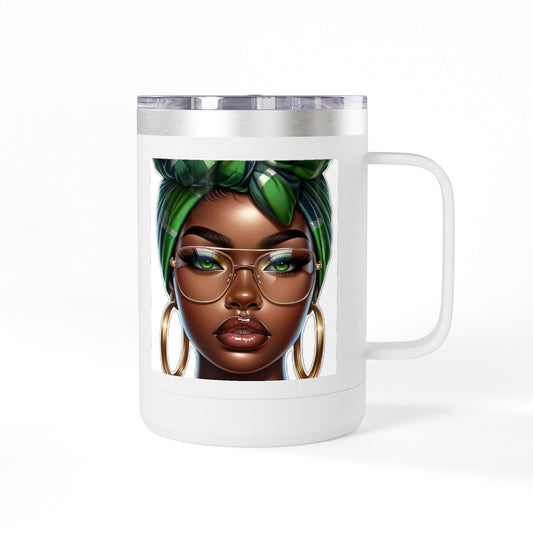 Empowering Coffee Tumbler | Inspirational Quotes, Black-Owned Gift, Unique Mug, Motivational Drinkware, Perfect for Self-Care
