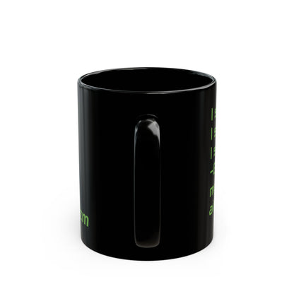 Thatz it!! Black Coffee Mug — Inspirational Smoke Cross Design (11oz & 15oz)