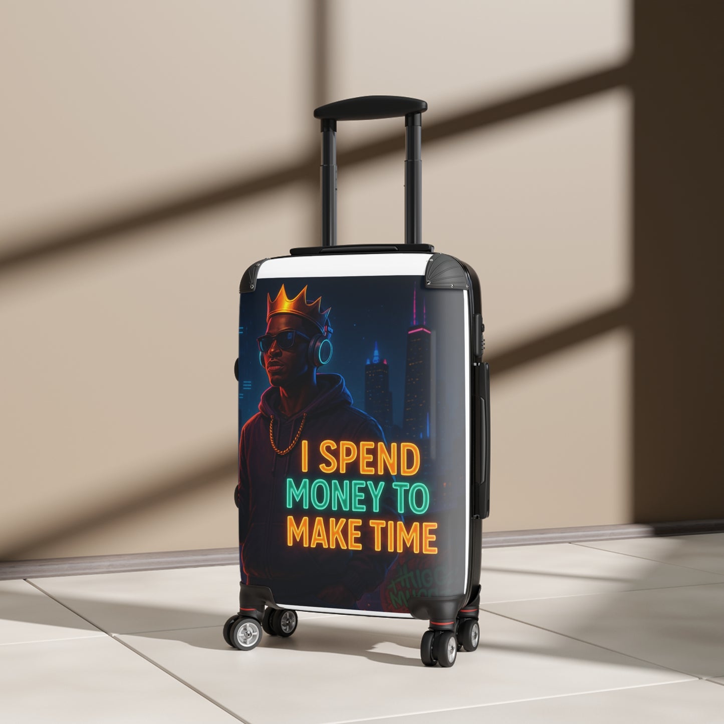 Trendy Graphic Suitcase with Urban Vibe, Perfect for Travel Enthusiasts, Great Gift for Holidays, Stylish Luggage Option, Perfect for [...]