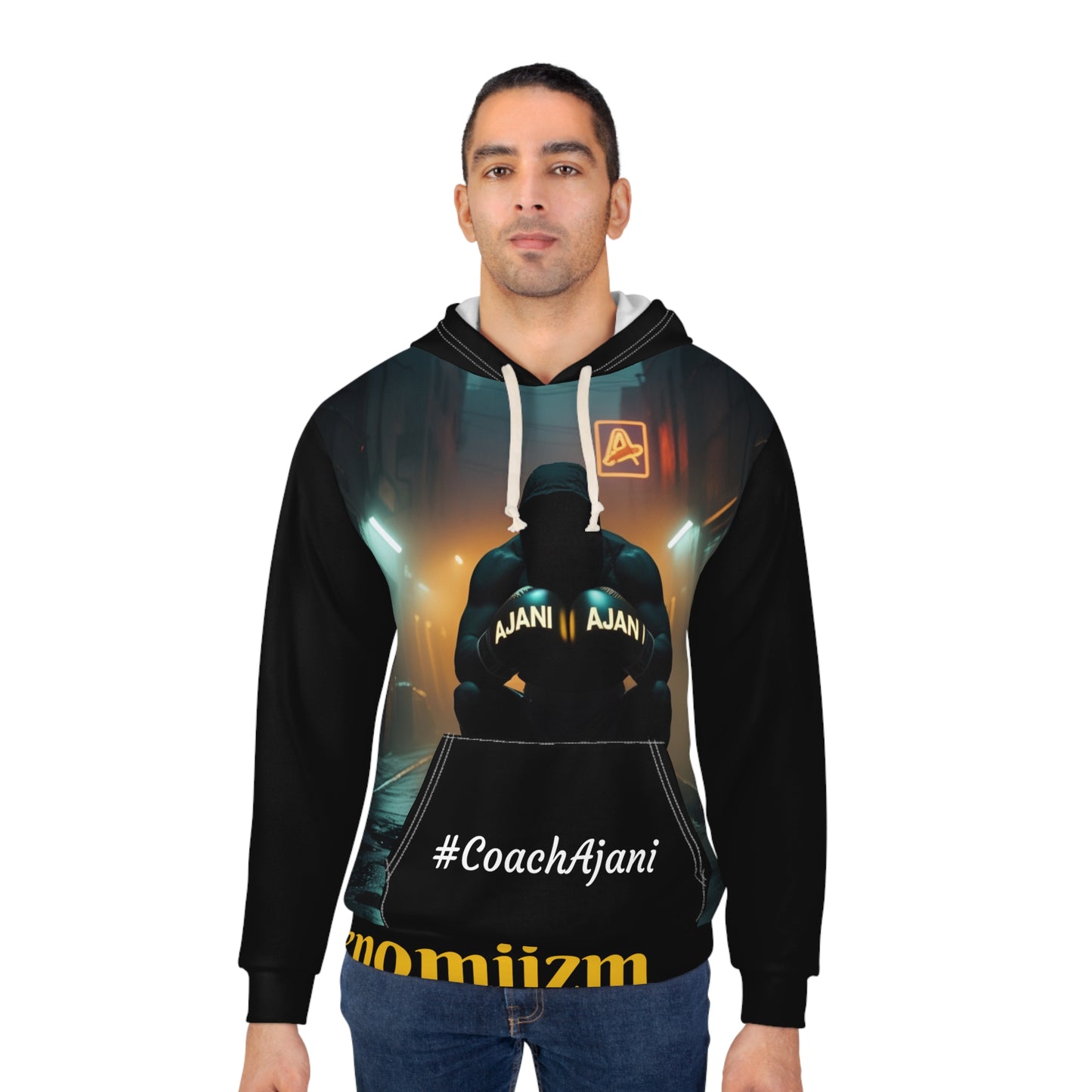 Coach Ajani Motivational Unisex Pullover Hoodie - Gym Wear for Athletes
