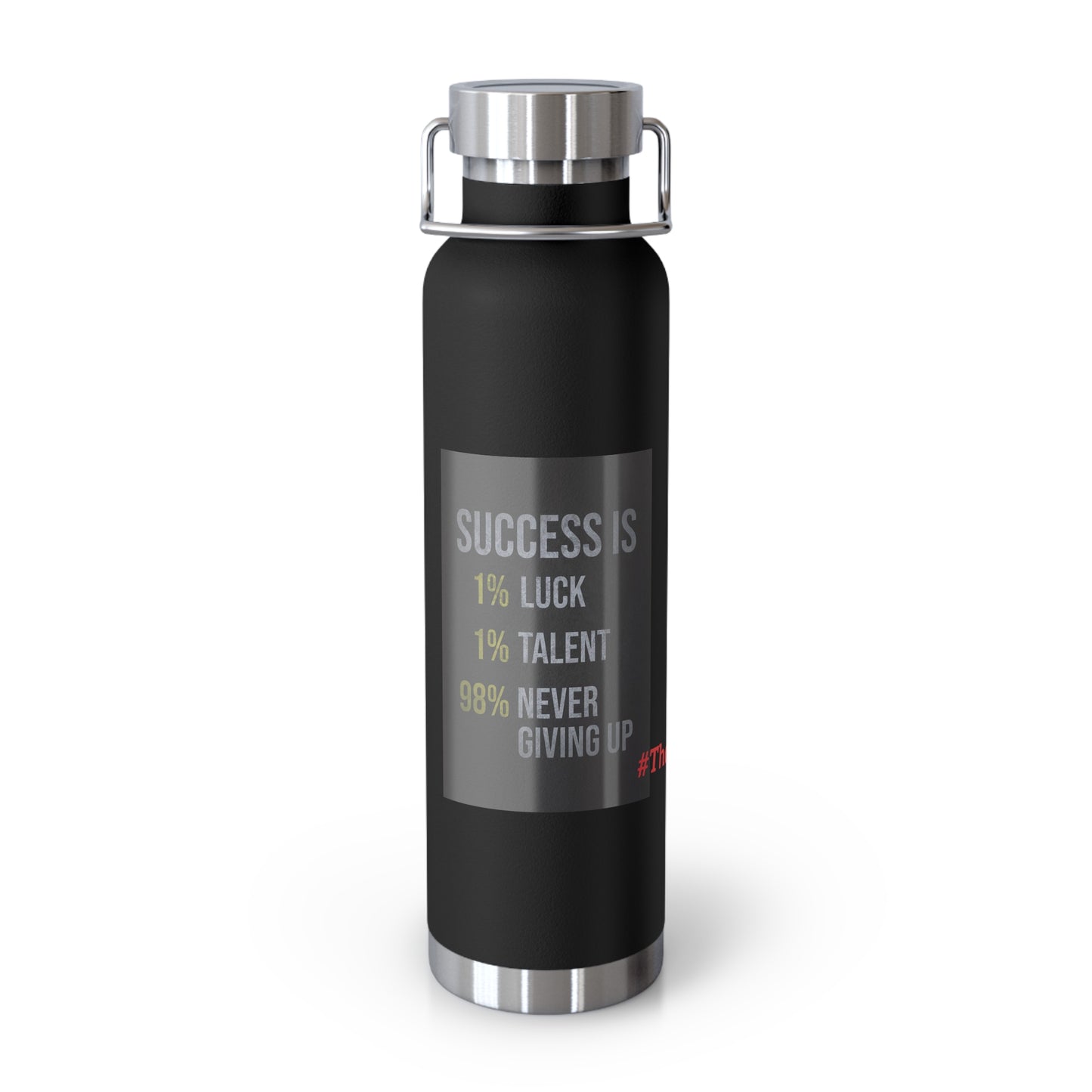 Success Inspiration  Bottle, Motivational Gift, Sports Hydration, Travel Companion, Ideal for Fitness Enthusiasts