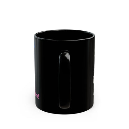 Chic Coffee Mug for Bold Souls - #ThatzVenomiiZm, Unique Gift, Cup for Coffee Lovers, Motivational Drinkware, Trendy Black Mug