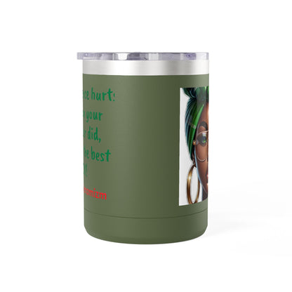 Empowering Coffee Tumbler | Inspirational Quotes, Black-Owned Gift, Unique Mug, Motivational Drinkware, Perfect for Self-Care