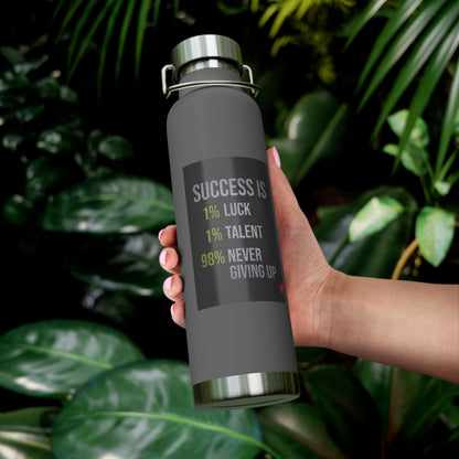 Success Inspiration  Bottle, Motivational Gift, Sports Hydration, Travel Companion, Ideal for Fitness Enthusiasts