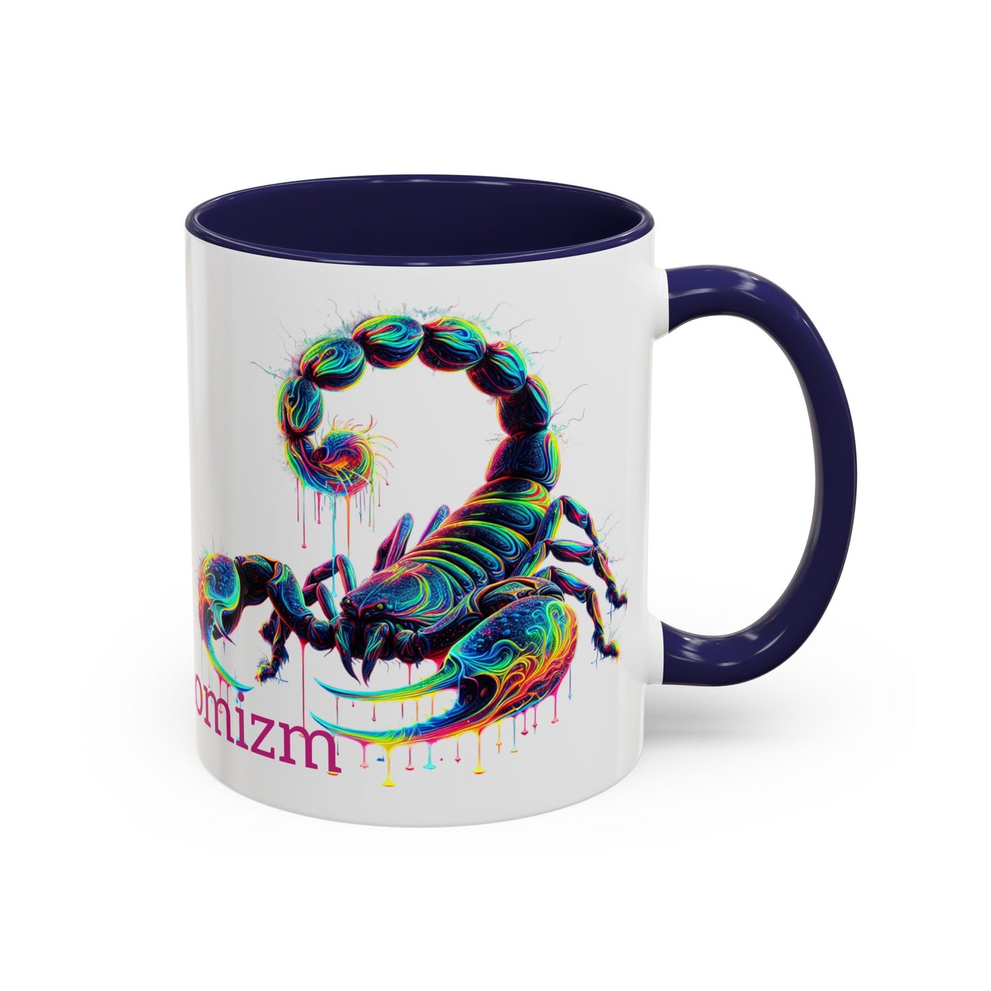 Venomizm Scorpion Accent  Mug — Vibrant Scorpio Art & Quote (11oz/15oz)