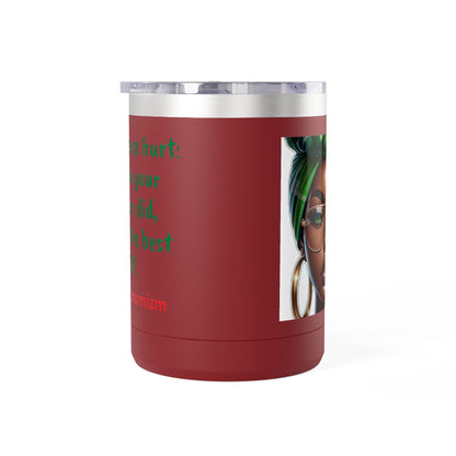 Empowering Coffee Tumbler | Inspirational Quotes, Black-Owned Gift, Unique Mug, Motivational Drinkware, Perfect for Self-Care