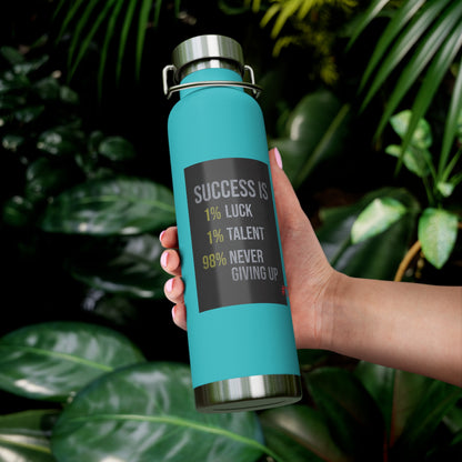 Success Inspiration  Bottle, Motivational Gift, Sports Hydration, Travel Companion, Ideal for Fitness Enthusiasts