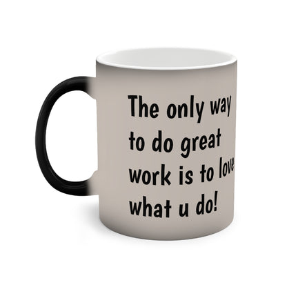 Sexy Changing Mug - Fun Motivational Coffee Cup, Gift for Friends, Office Decor