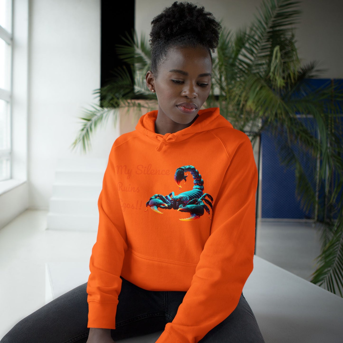 Neon Scorpion Hoodie - 'My Silence Fuels Speed' #ThatzVenomizm