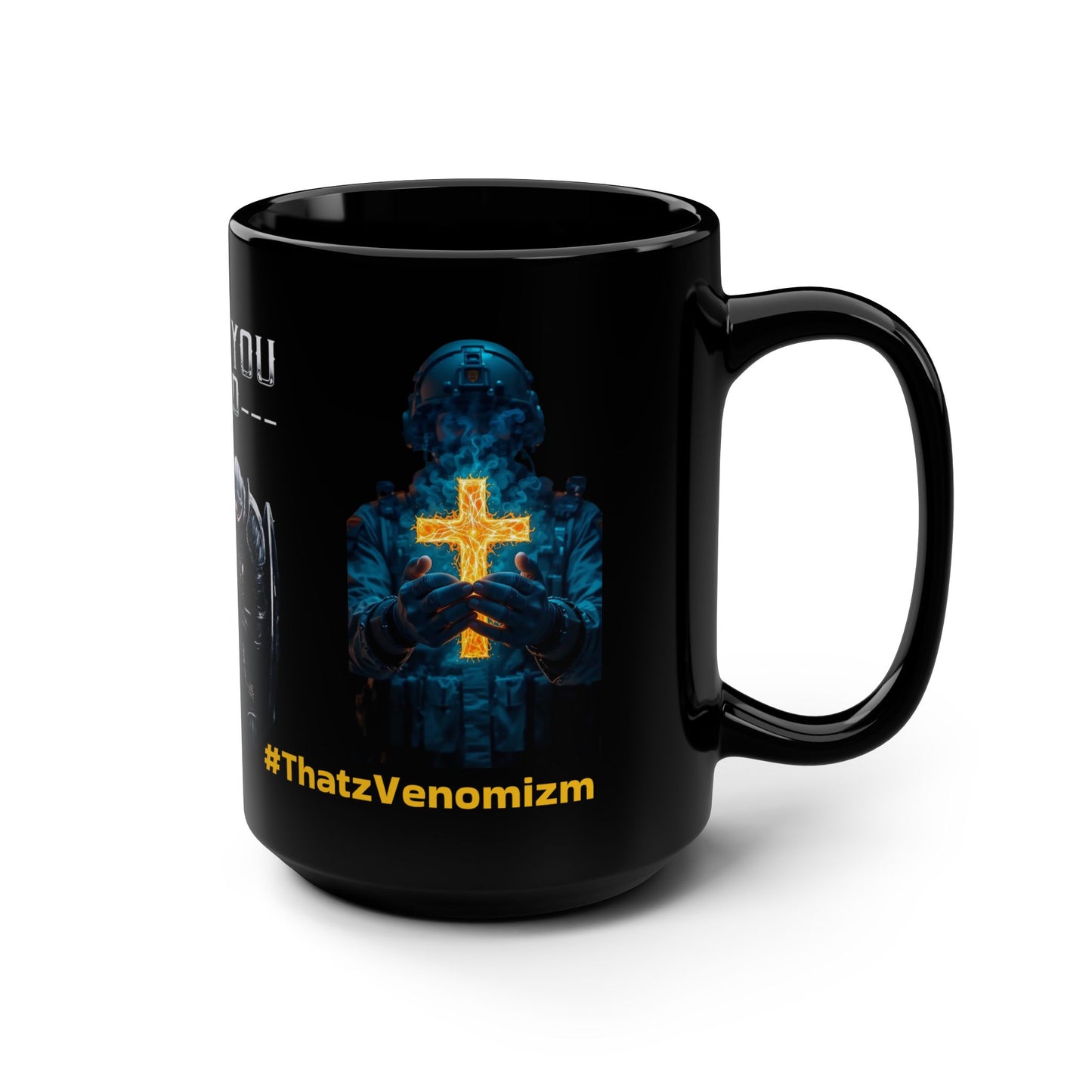 Thank You  15oz Black Mug