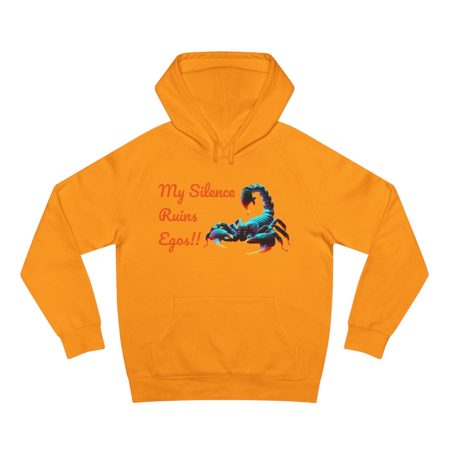 Neon Scorpion Hoodie - 'My Silence Fuels Speed' #ThatzVenomizm