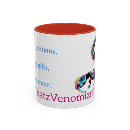 Venomizm Scorpion Accent  Mug — Vibrant Scorpio Art & Quote (11oz/15oz)