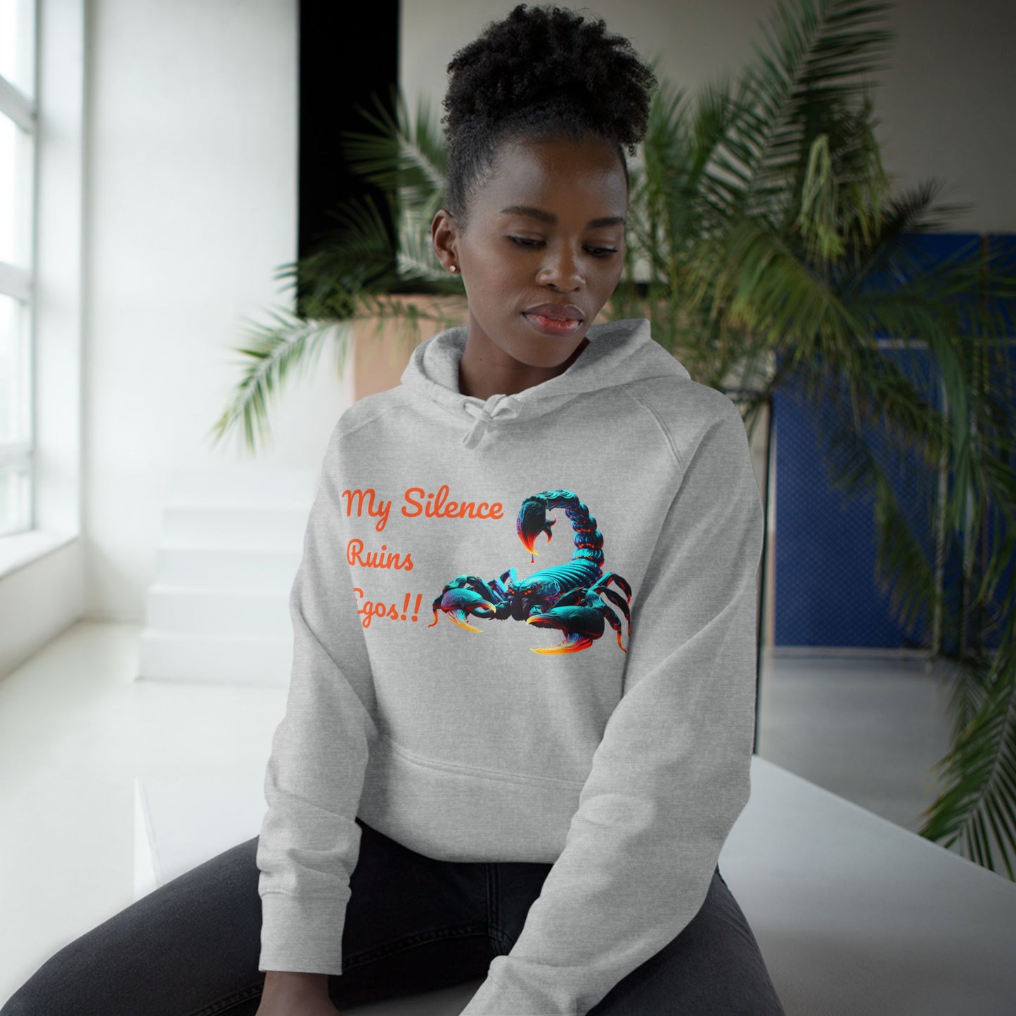 Neon Scorpion Hoodie - 'My Silence Fuels Speed' #ThatzVenomizm