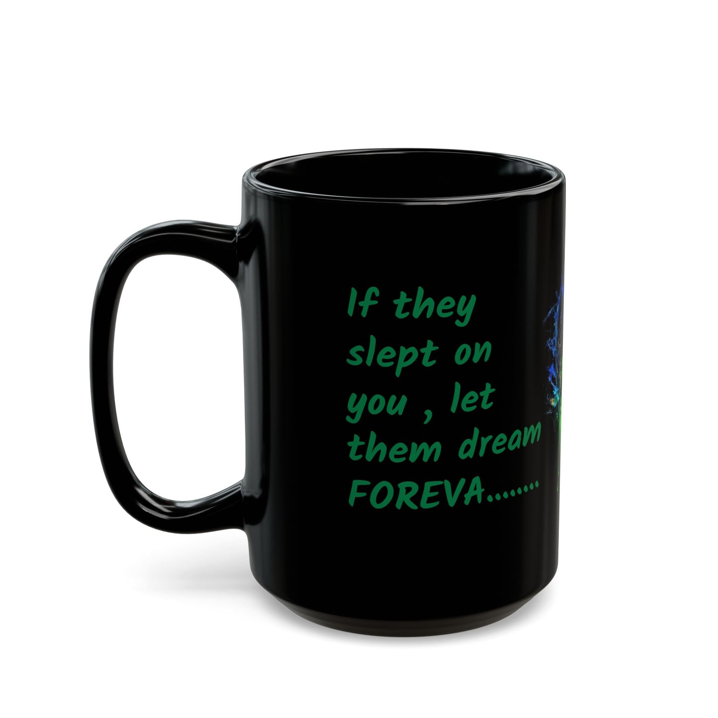 V- Skull Mug — "You're the plot TWIST, they didn't see COMING!!" Black Coffee Cup