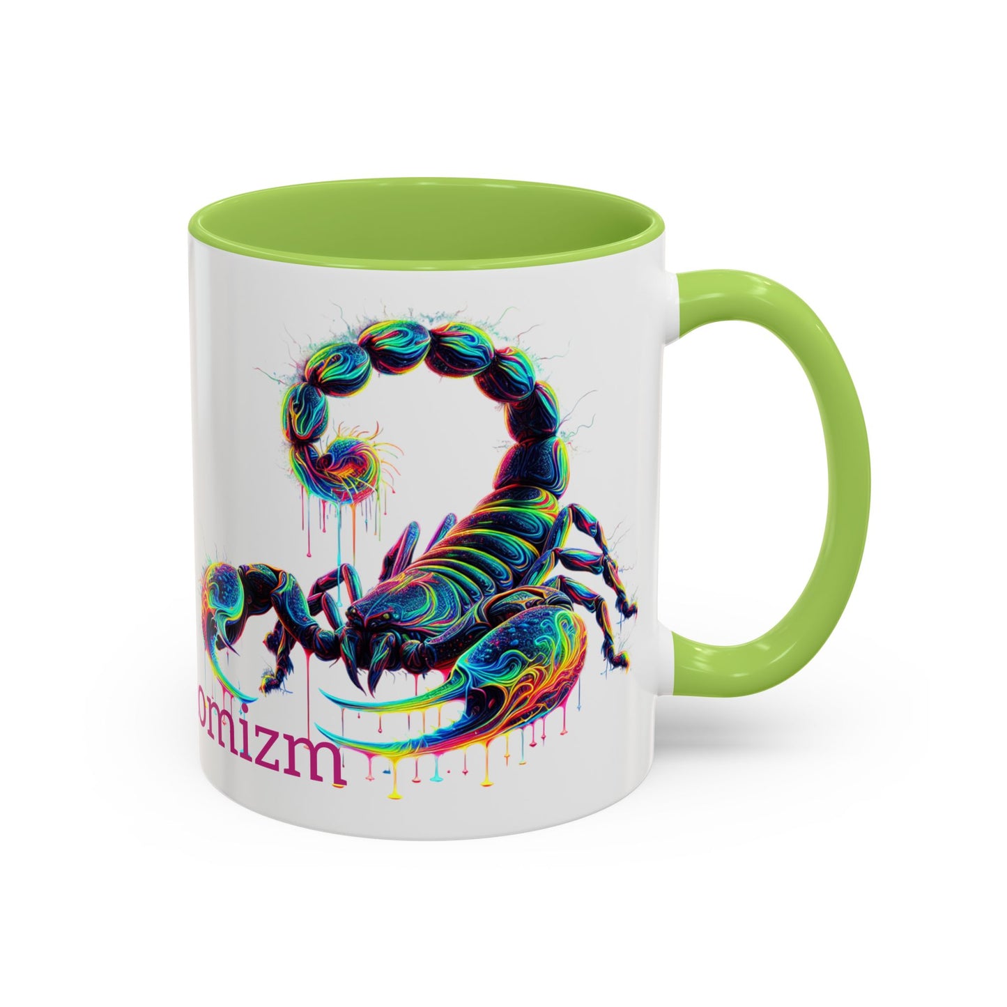 Venomizm Scorpion Accent  Mug — Vibrant Scorpio Art & Quote (11oz/15oz)