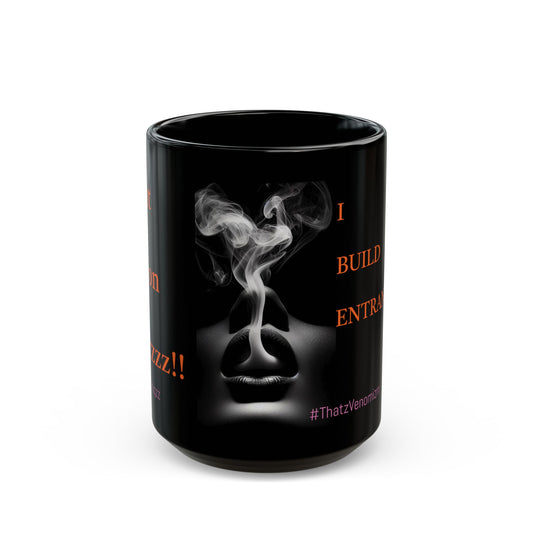 Queenz Lyriqzz Black Mug — Queenz Lyriqzz «#ThatzVenomizm» (11oz & 15oz)