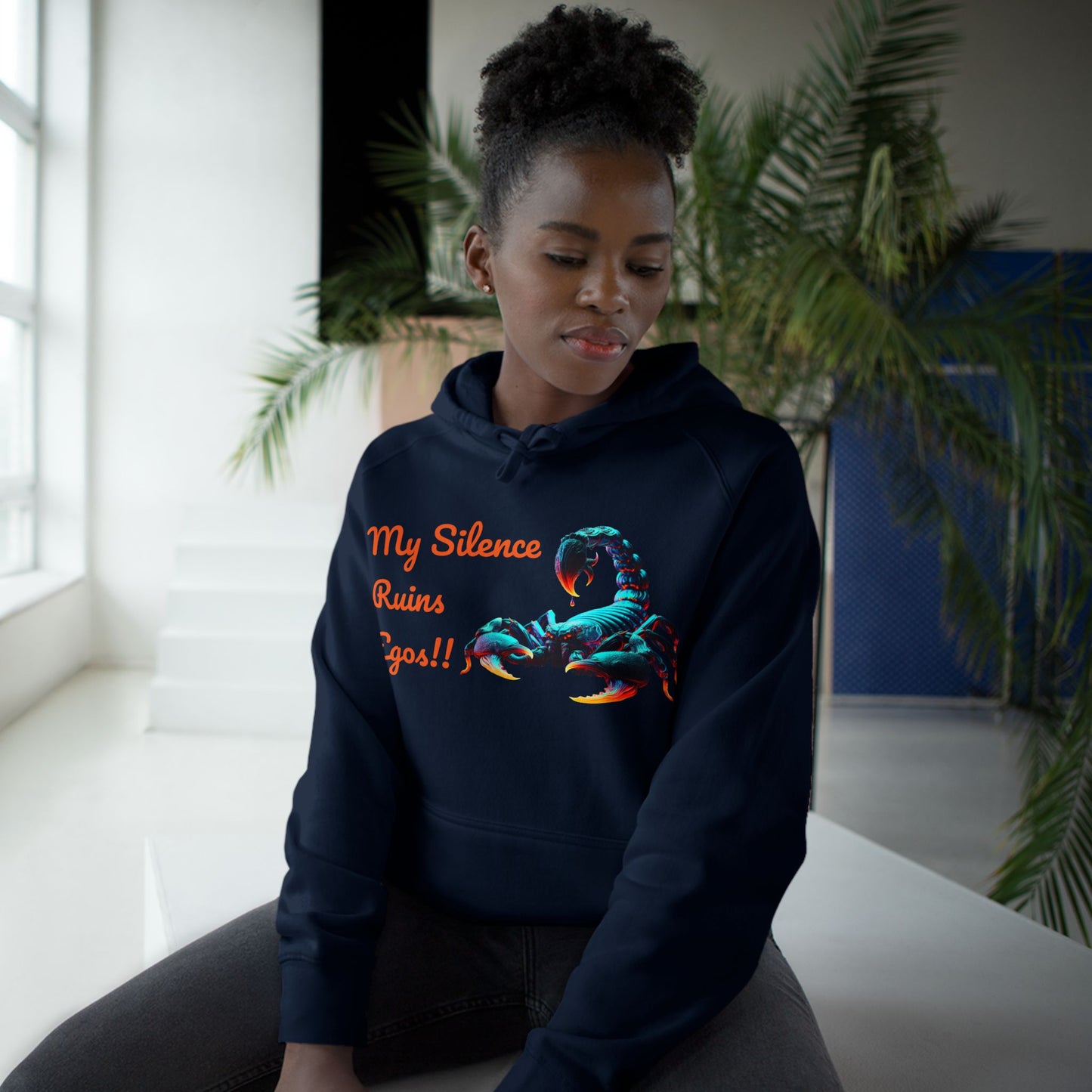 Neon Scorpion Hoodie - 'My Silence Fuels Speed' #ThatzVenomizm