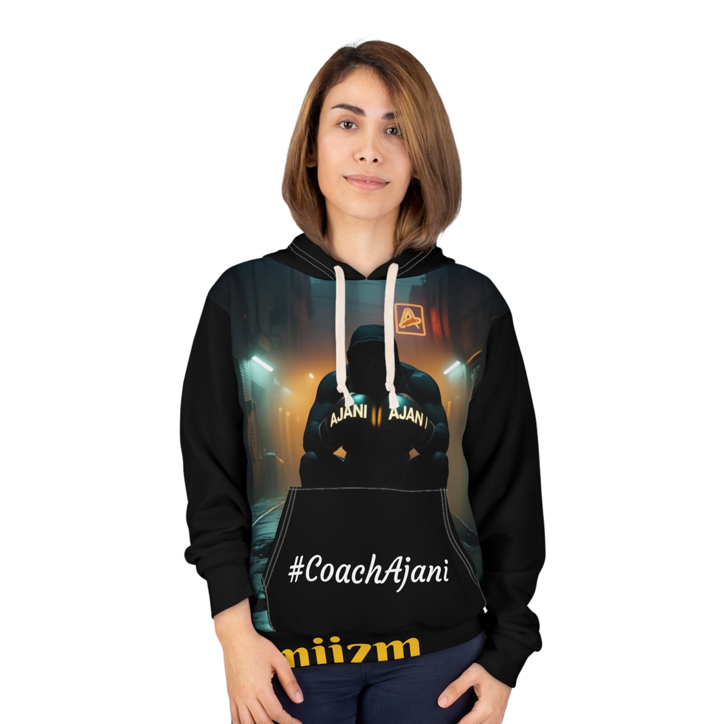 Coach Ajani Motivational Unisex Pullover Hoodie - Gym Wear for Athletes