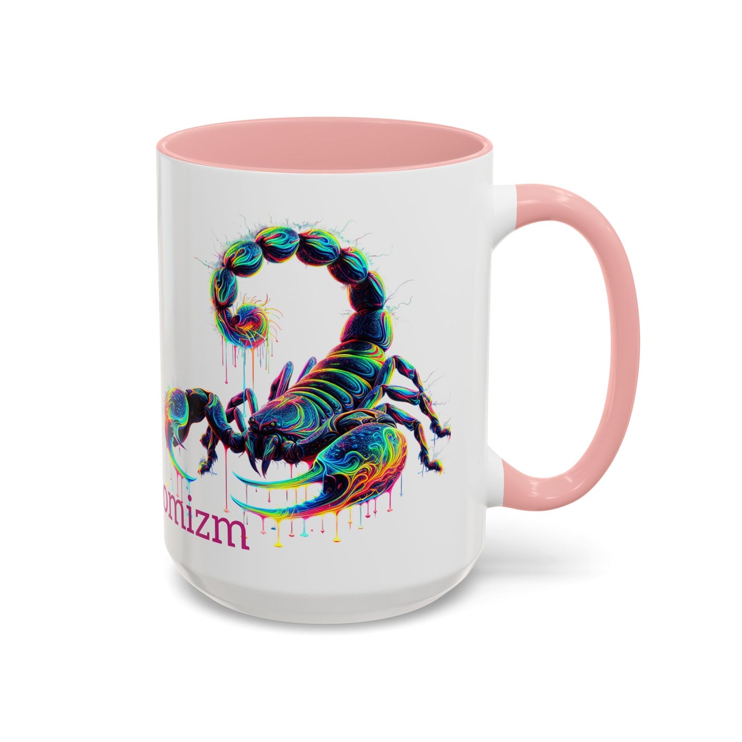 Venomizm Scorpion Accent  Mug — Vibrant Scorpio Art & Quote (11oz/15oz)