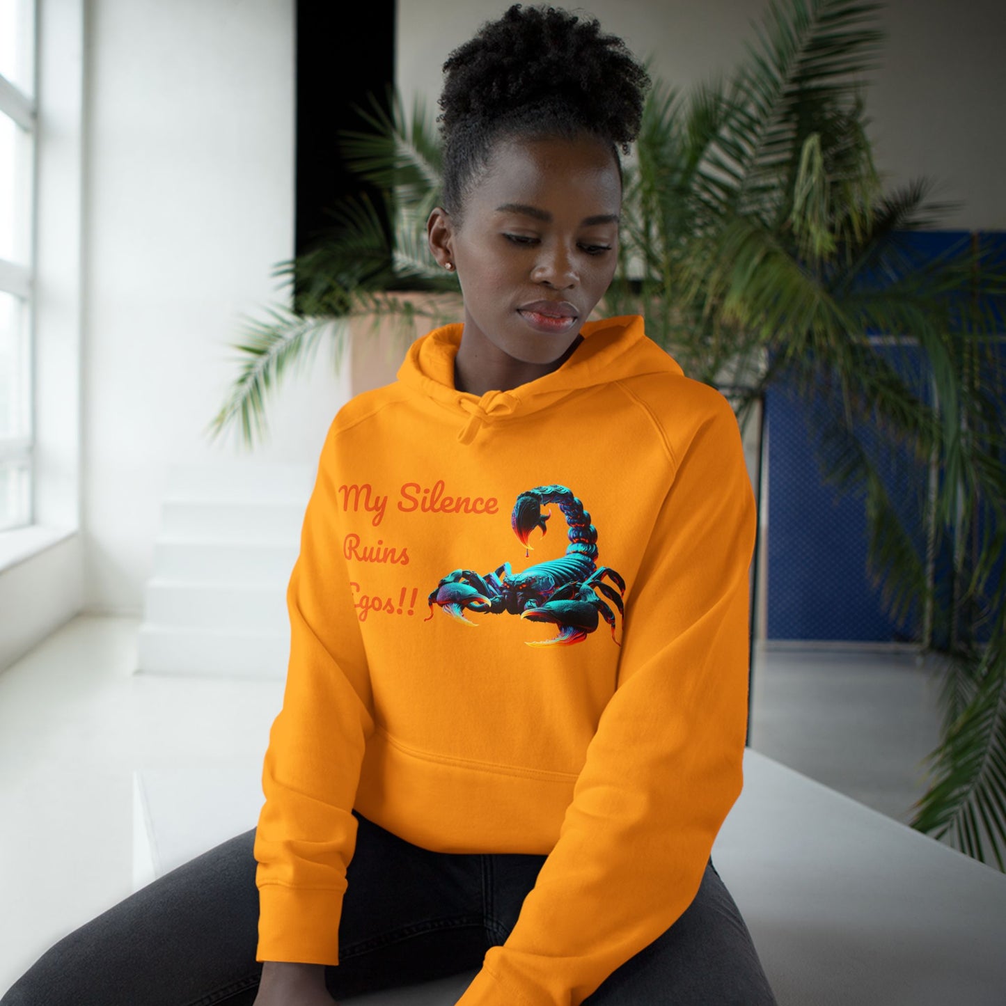 Neon Scorpion Hoodie - 'My Silence Fuels Speed' #ThatzVenomizm