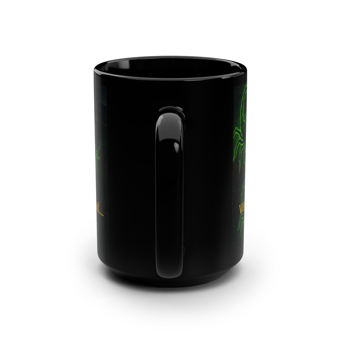 Venomizm  Black Mug — 15oz Urban Green Logo & Hashtag
