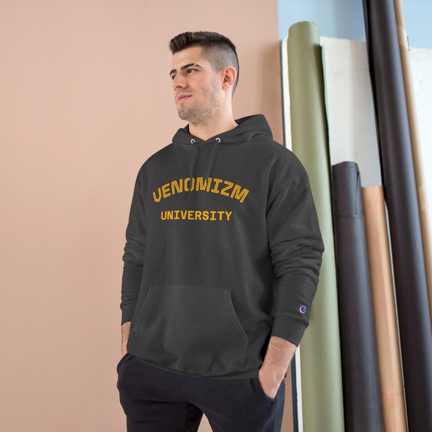 Venomizm University  Hoodie - Venomizm University Graphic Sweatshirt, Cozy Streetwear, Gift for Students, College Apparel, Urban Culture