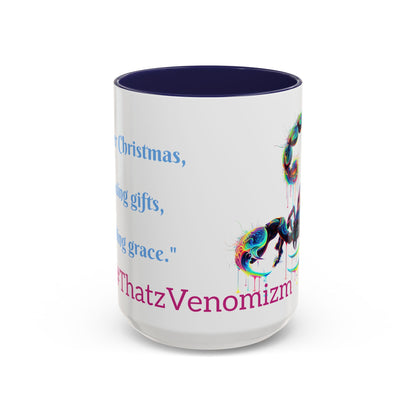 Venomizm Scorpion Accent  Mug — Vibrant Scorpio Art & Quote (11oz/15oz)