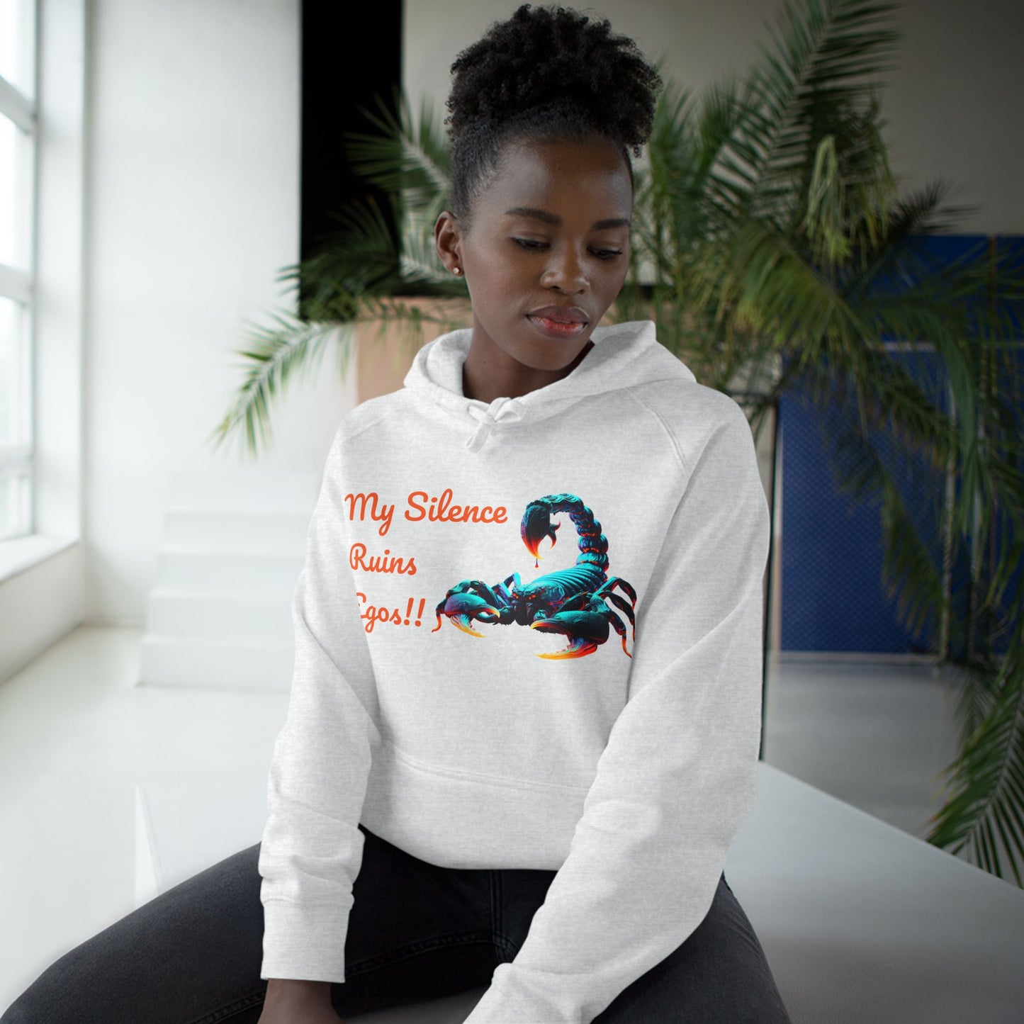 Neon Scorpion Hoodie - 'My Silence Fuels Speed' #ThatzVenomizm