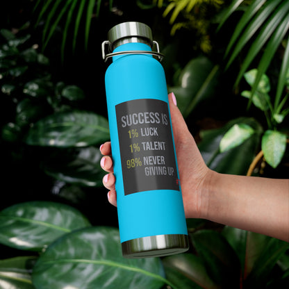 Success Inspiration  Bottle, Motivational Gift, Sports Hydration, Travel Companion, Ideal for Fitness Enthusiasts