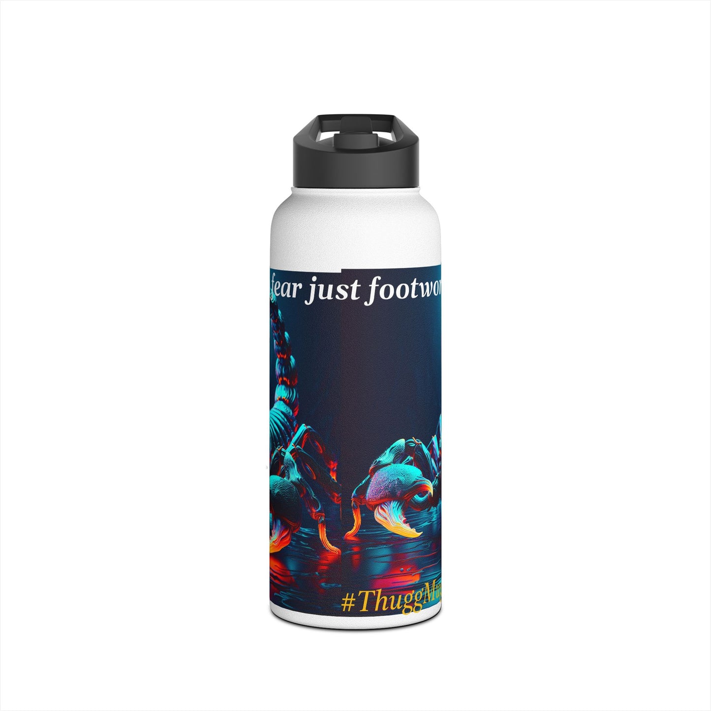 Vibrant Scorpion Water Bottle | Stylish Travel Flask, Eco-Friendly Drinkware, Perfect Gift for Adventurers, Gym-Goers, and Nature Lovers