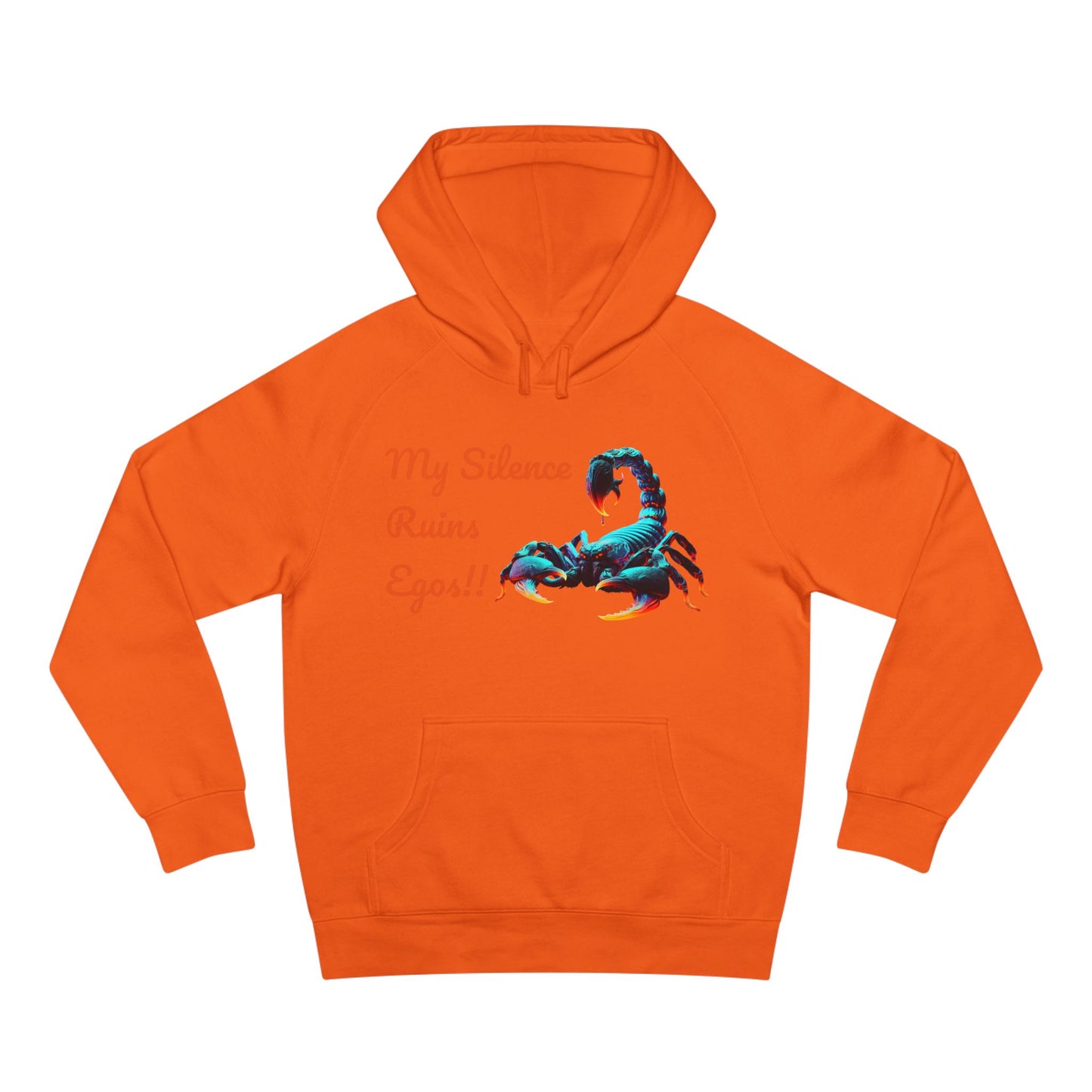 Neon Scorpion Hoodie - 'My Silence Fuels Speed' #ThatzVenomizm