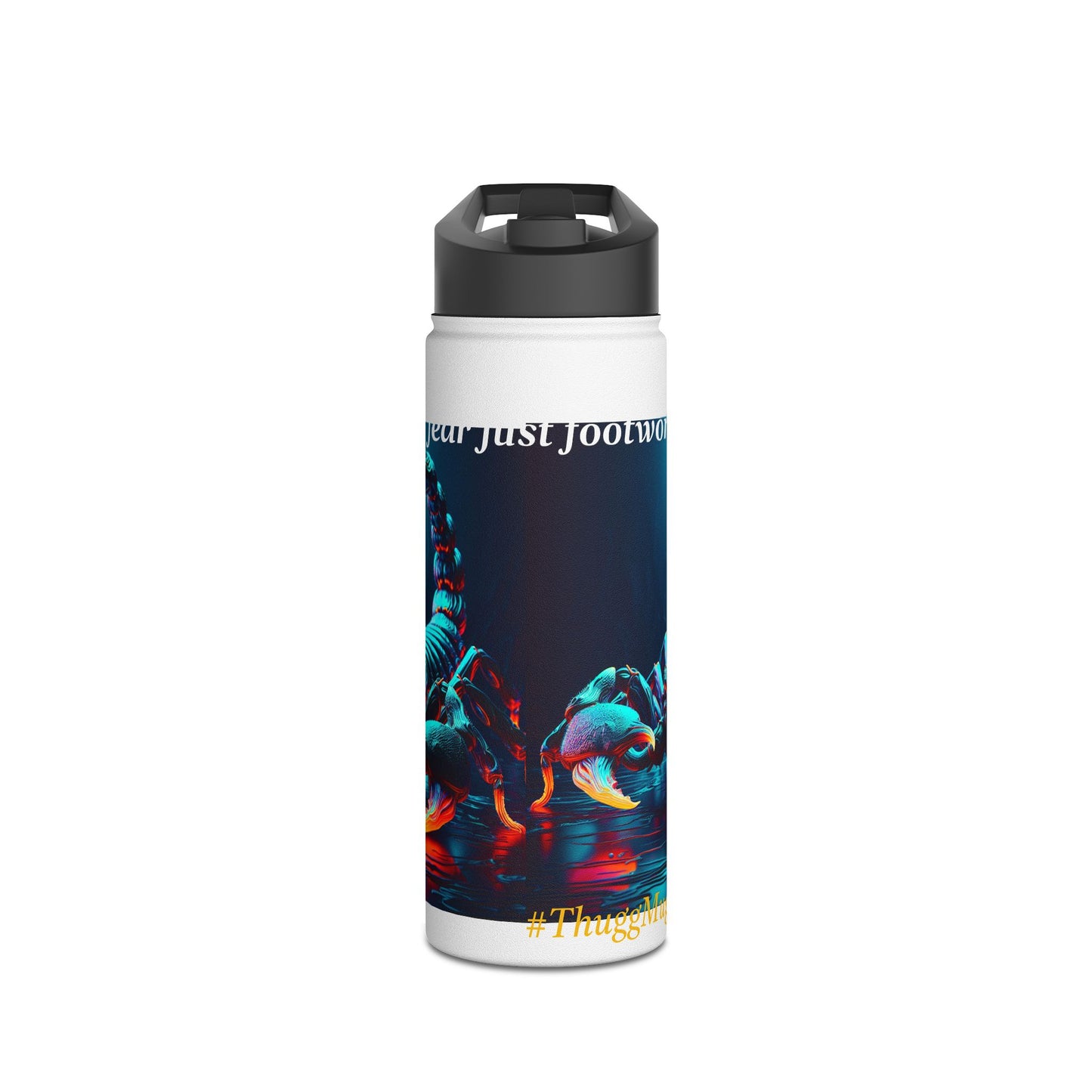 Vibrant Scorpion Water Bottle | Stylish Travel Flask, Eco-Friendly Drinkware, Perfect Gift for Adventurers, Gym-Goers, and Nature Lovers