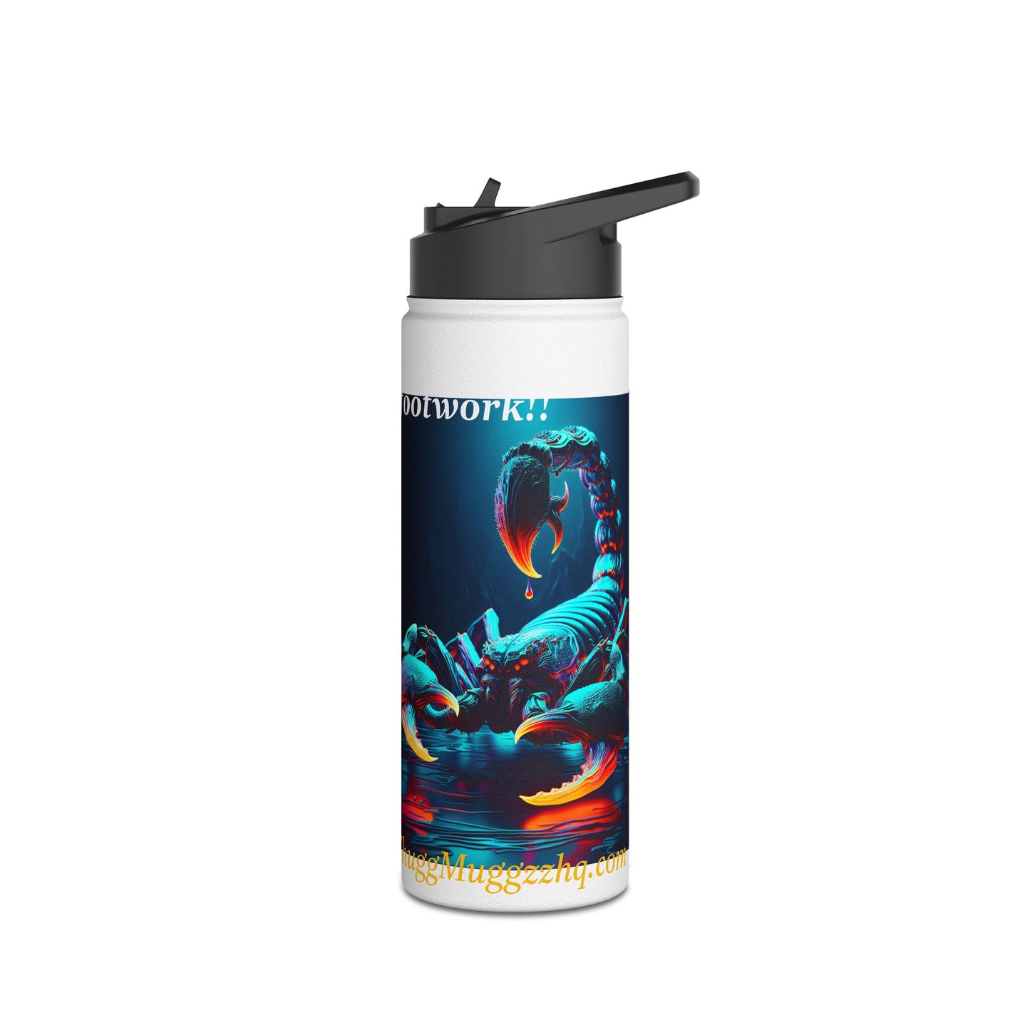 Vibrant Scorpion Water Bottle | Stylish Travel Flask, Eco-Friendly Drinkware, Perfect Gift for Adventurers, Gym-Goers, and Nature Lovers