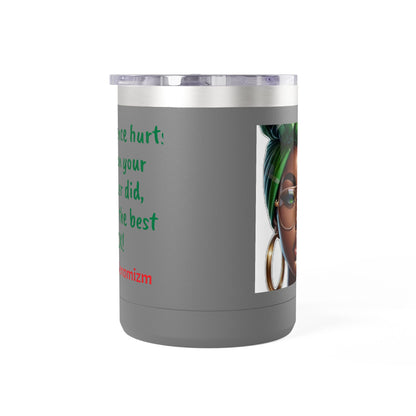 Empowering Coffee Tumbler | Inspirational Quotes, Black-Owned Gift, Unique Mug, Motivational Drinkware, Perfect for Self-Care