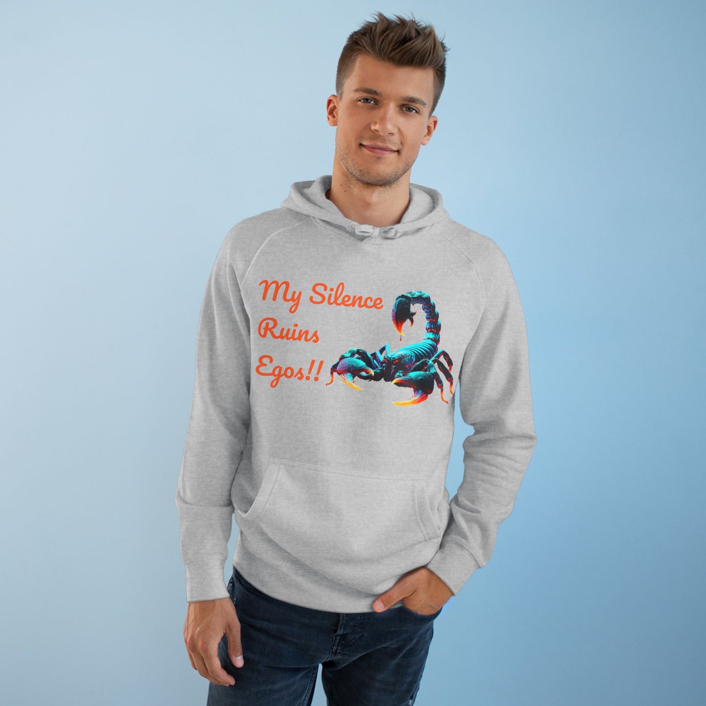 Neon Scorpion Hoodie - 'My Silence Fuels Speed' #ThatzVenomizm