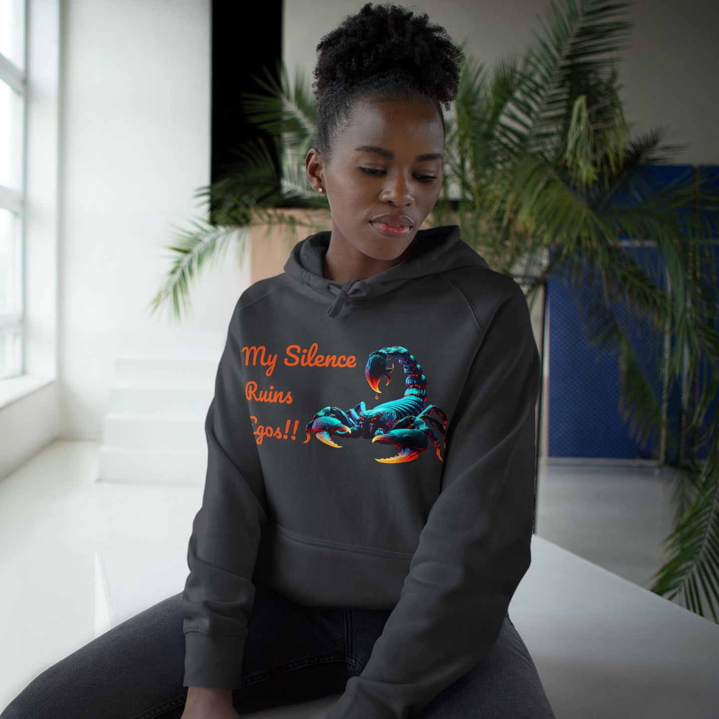 Neon Scorpion Hoodie - 'My Silence Fuels Speed' #ThatzVenomizm