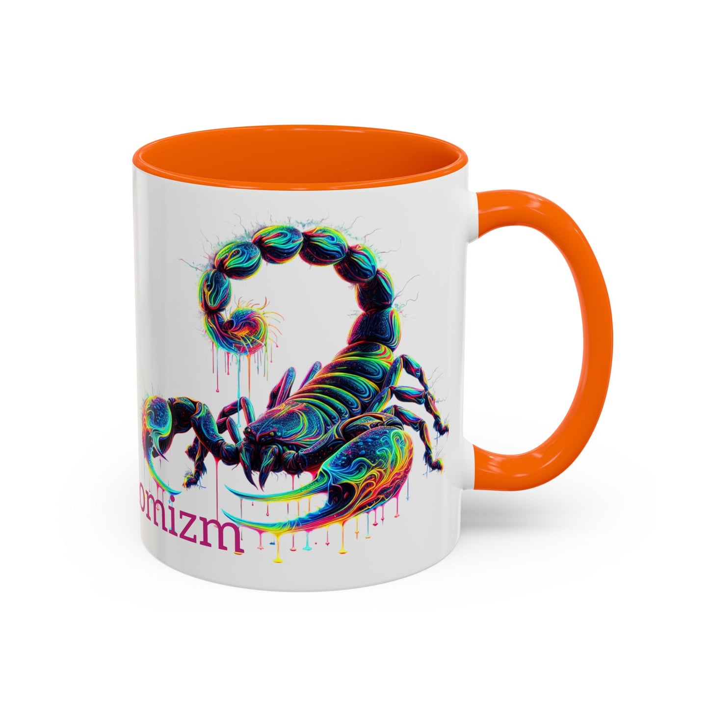 Venomizm Scorpion Accent  Mug — Vibrant Scorpio Art & Quote (11oz/15oz)